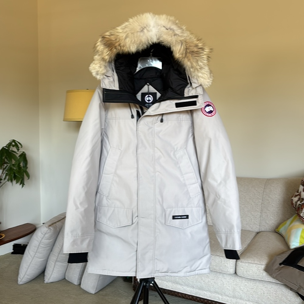 Canada Goose NWT Men's Langford Heritage Parka Jacket Size S Limestone (Beige)